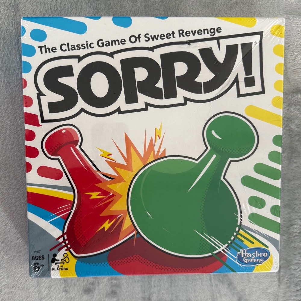 Sorry! Board Game by Hasbro – Classic Game of Sweet‎ Revenge – Brand New Sealed